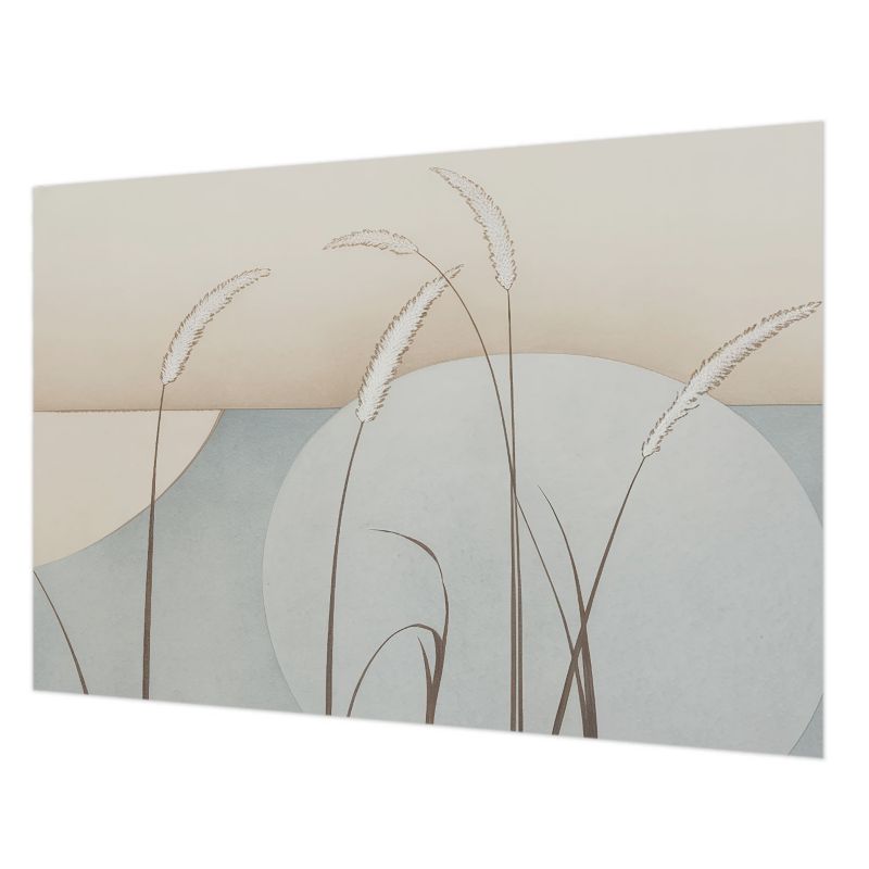 Tapeta Tulup 152x104 cm Łagodne trawy dla miłośników minimalistycznych i eleganckich dekoracji 1 szt.