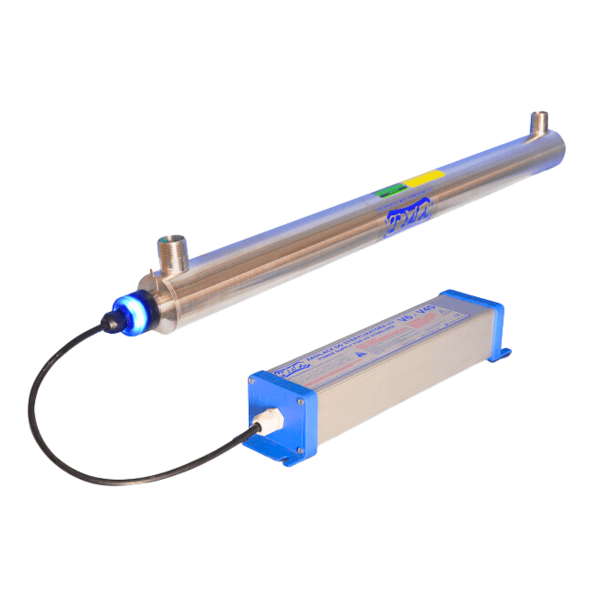 TMA lampa UV model D8 (UV25). Skuteczna dezynfekcja wody dla domu z dwoma łazienkami, apartamentów.