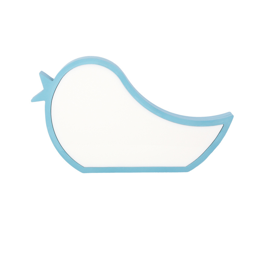 Niebieska lampa stołowa LED dla dziecka do pokoju BIRD IQ Kids