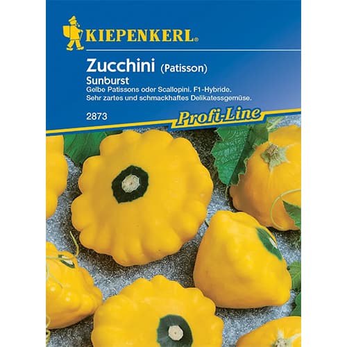 Cukinia Sunburst F1 - Nasiona. Ilość w opakowaniu: 1 opak - GradinaMax