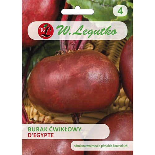 1 szt, Burak ćwikłowy D'Egypte - Nasiona: Ilość w opakowaniu: 10 g