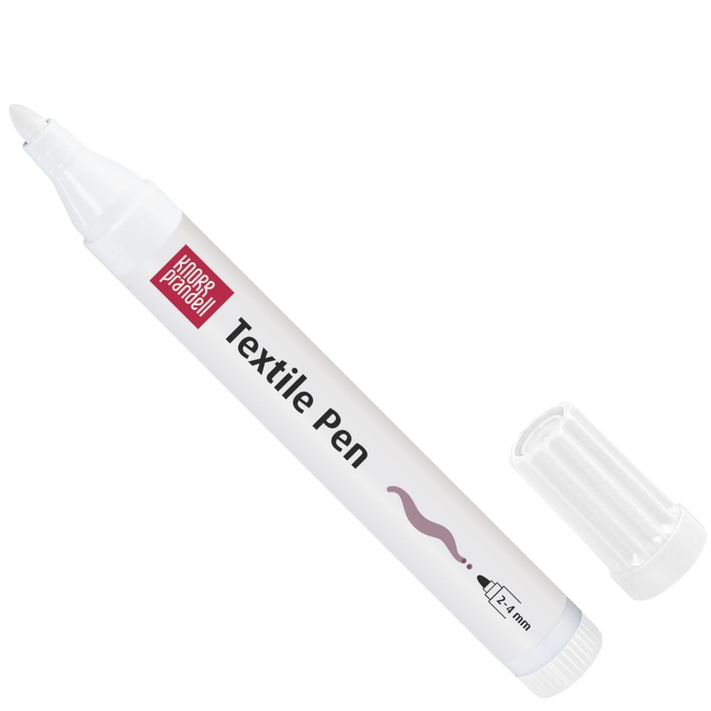 Pisak do tkanin 2-4mm KNORR kol. biały