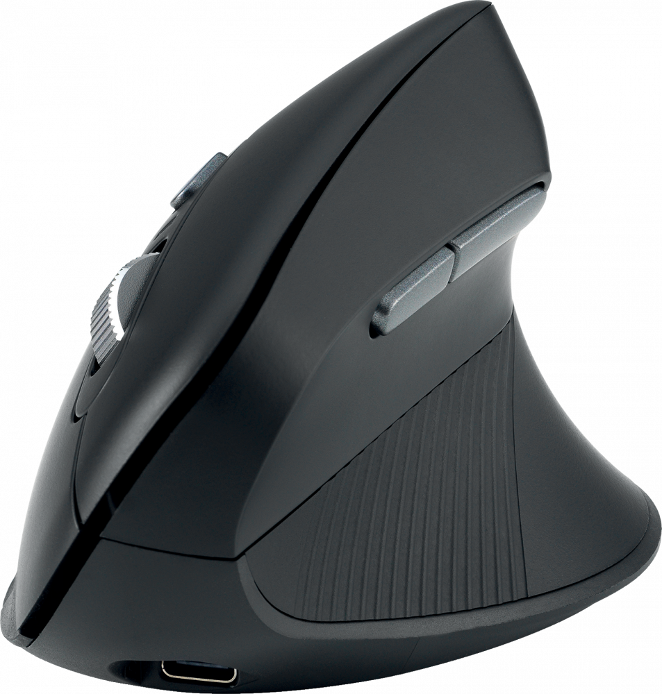 Myszka bezprzewodowa Kensington Pro Fit Ergo MY630 EQ, pionowa, na akumulator, optyczna, czarny