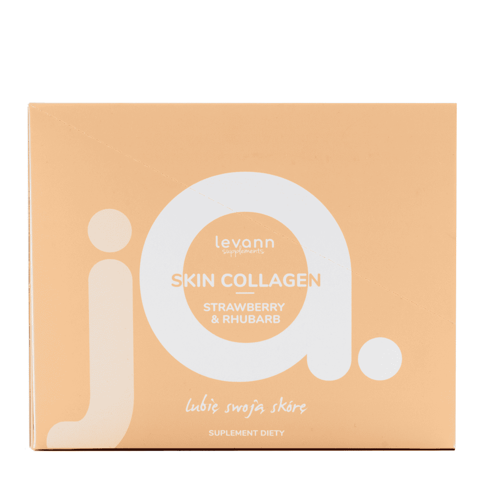 Levann "jA" Skin Collagen Truskawka & Rabarbar, 30 saszetek