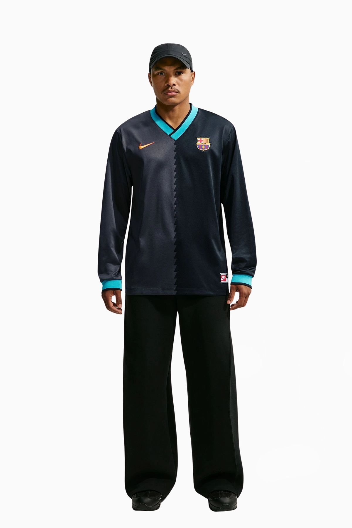Koszulka z długim rękawem Nike FC Barcelona 26/27 Energy - Czarny