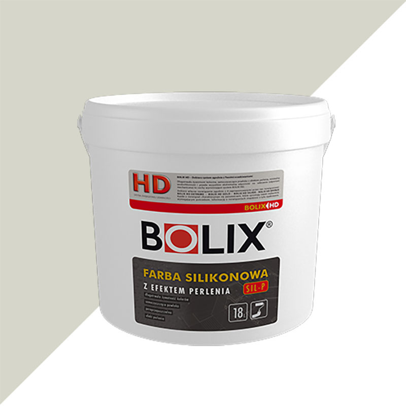 Farba elewacyjna silikonowa Bolix Sil-P z efektem perlenia 37G 18L