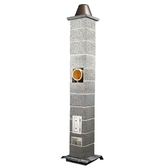 Komin Wulkan 20+W pakiet startowy 20cm/90 st 6mb Schiedel