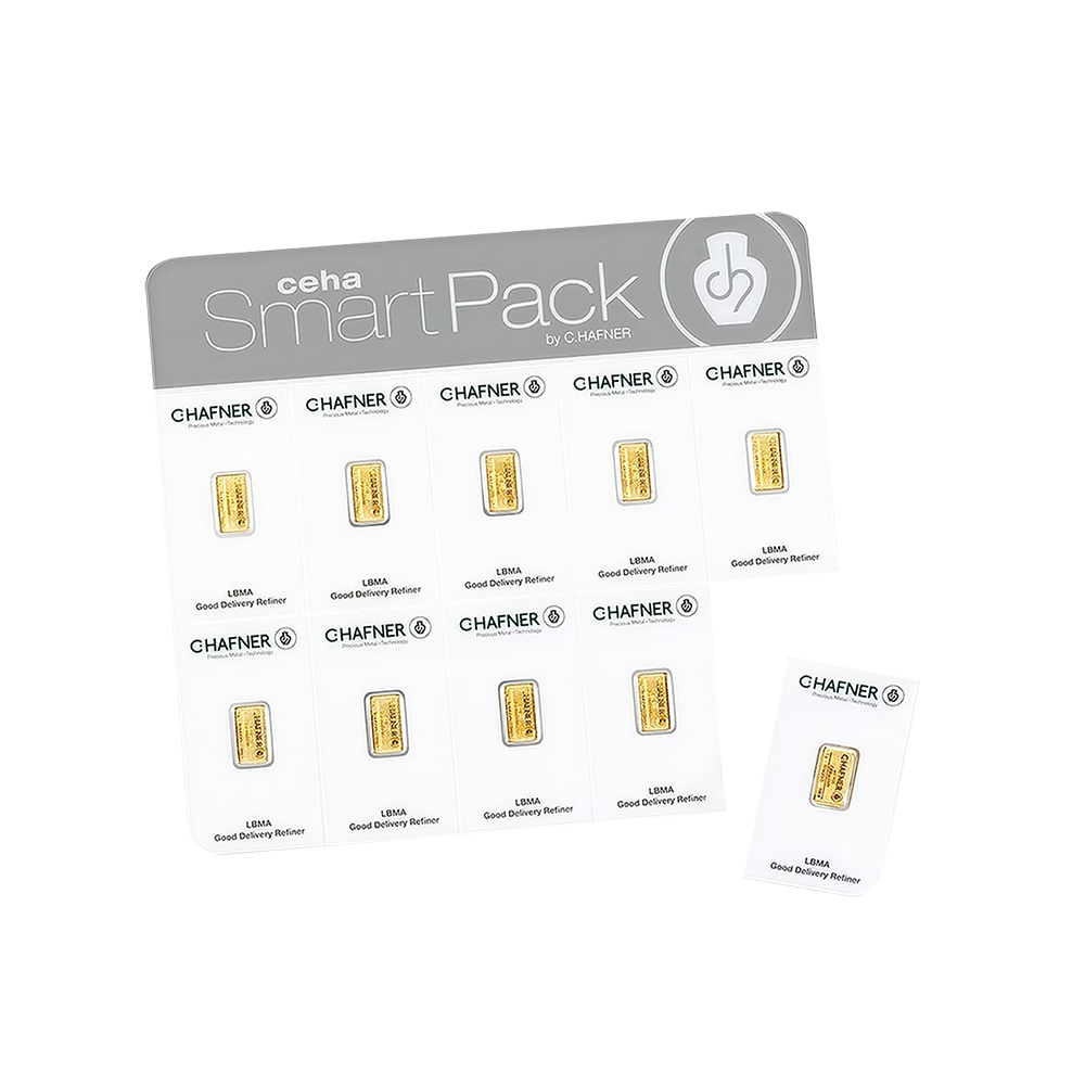 10 x 1 g Sztabka złota SmartPack - Mennica Skarbowa