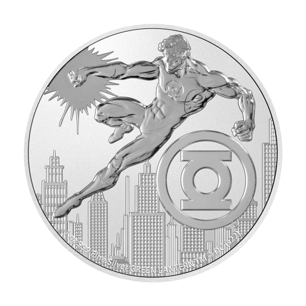 Srebrna moneta Green Lantern 1 uncja srebra - wysyłka 24 h! - Mennica Skarbowa