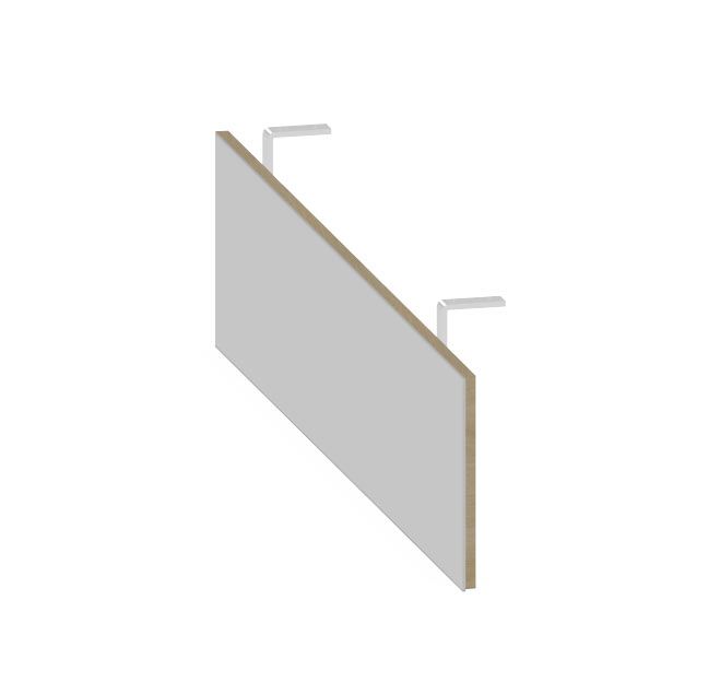 NOTER SP42 osłona do biurka 158,5 cm - płyta laminowana 140x30h