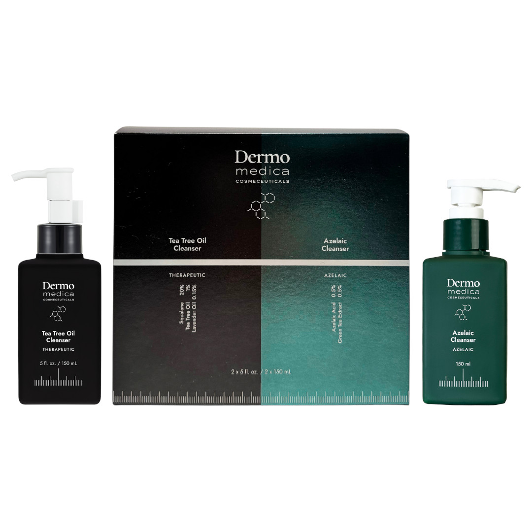 Dermomedica Cosmeceuticals Zestaw Tea Tree Oil Cleanser+ Azelaic Cleanser po150ml