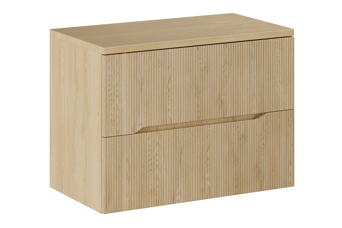 Zestaw Comad Nordic Cremona szafka 80 cm podumywalkowa wisząca z blatem wisząca dąb SET-NC B CREMONA 80CM - Wysyłka w 24h