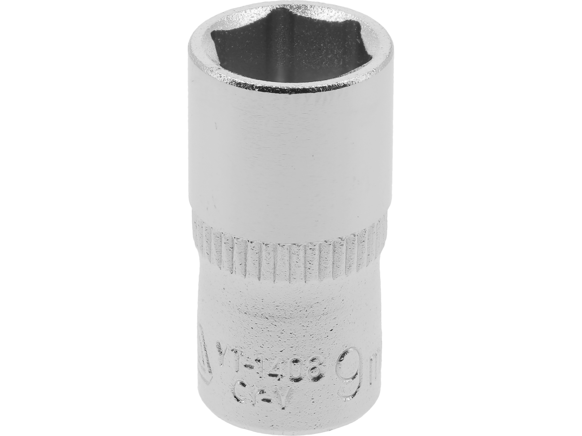 Nasadka sześciokątna YATO krótka 1/4 cala rozmiar 9mm crv50bv30 YT-1408