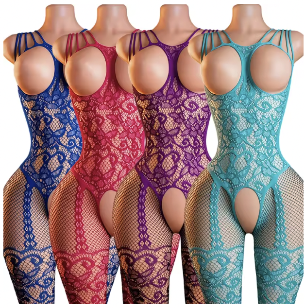 Bodystocking damskie z koronki 520