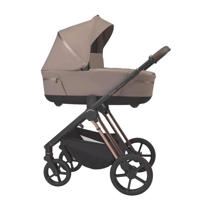 Espiro Miloo 2.0 - wózek głęboko-spacerowy 2w1-309 Tasty Cappuccino