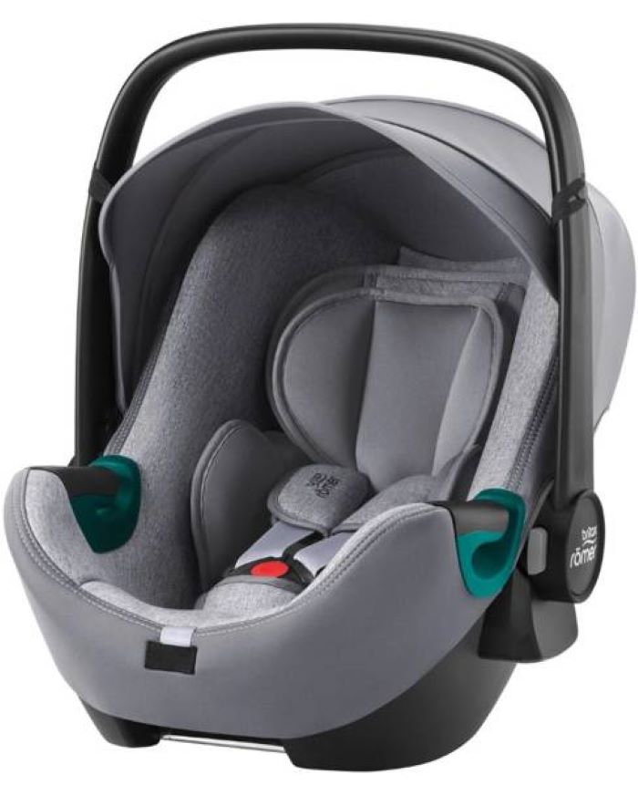 Britax Romer Baby-Safe 3 i-Size - fotelik samochodowy od urodzenia do około 15 miesiąca życia, od 40 do 83 cm wzrostu-Grey Marble
