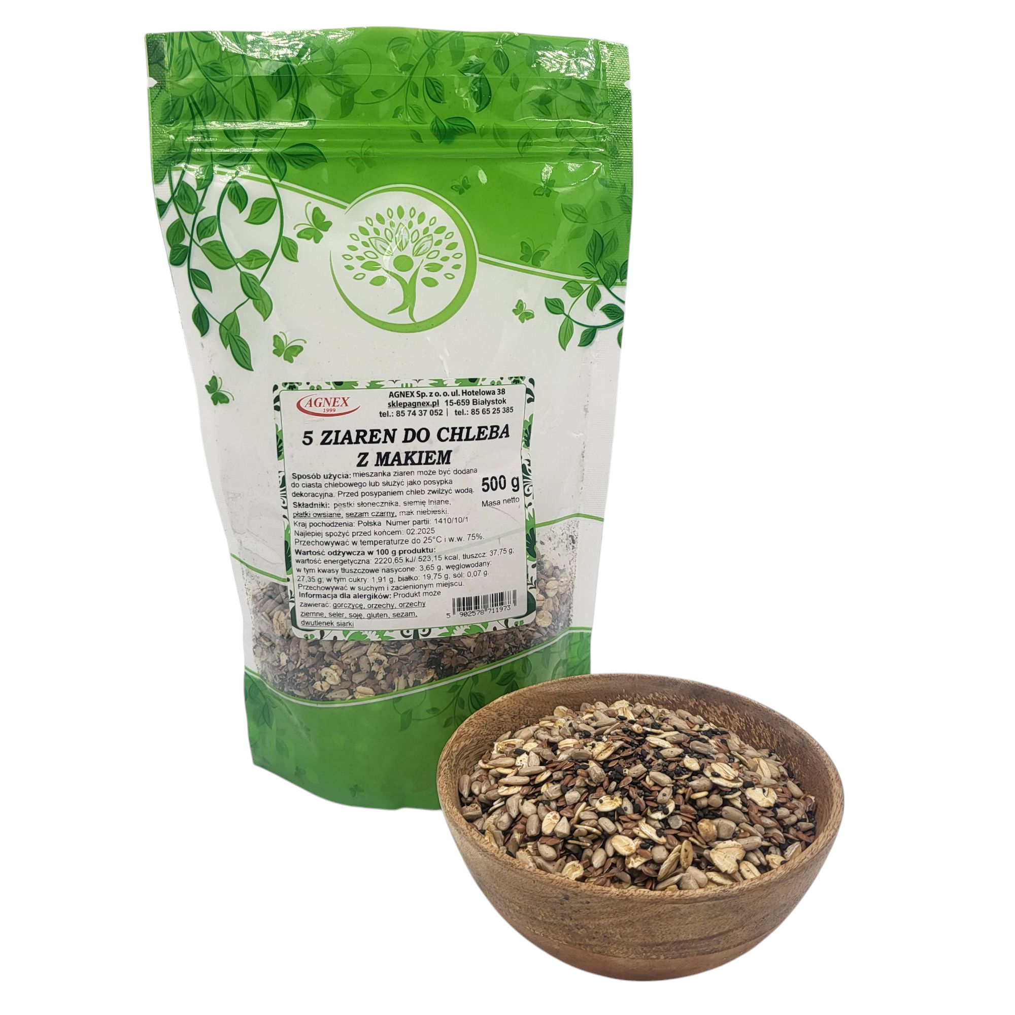 5 Ziaren do chleba z makiem 500 g