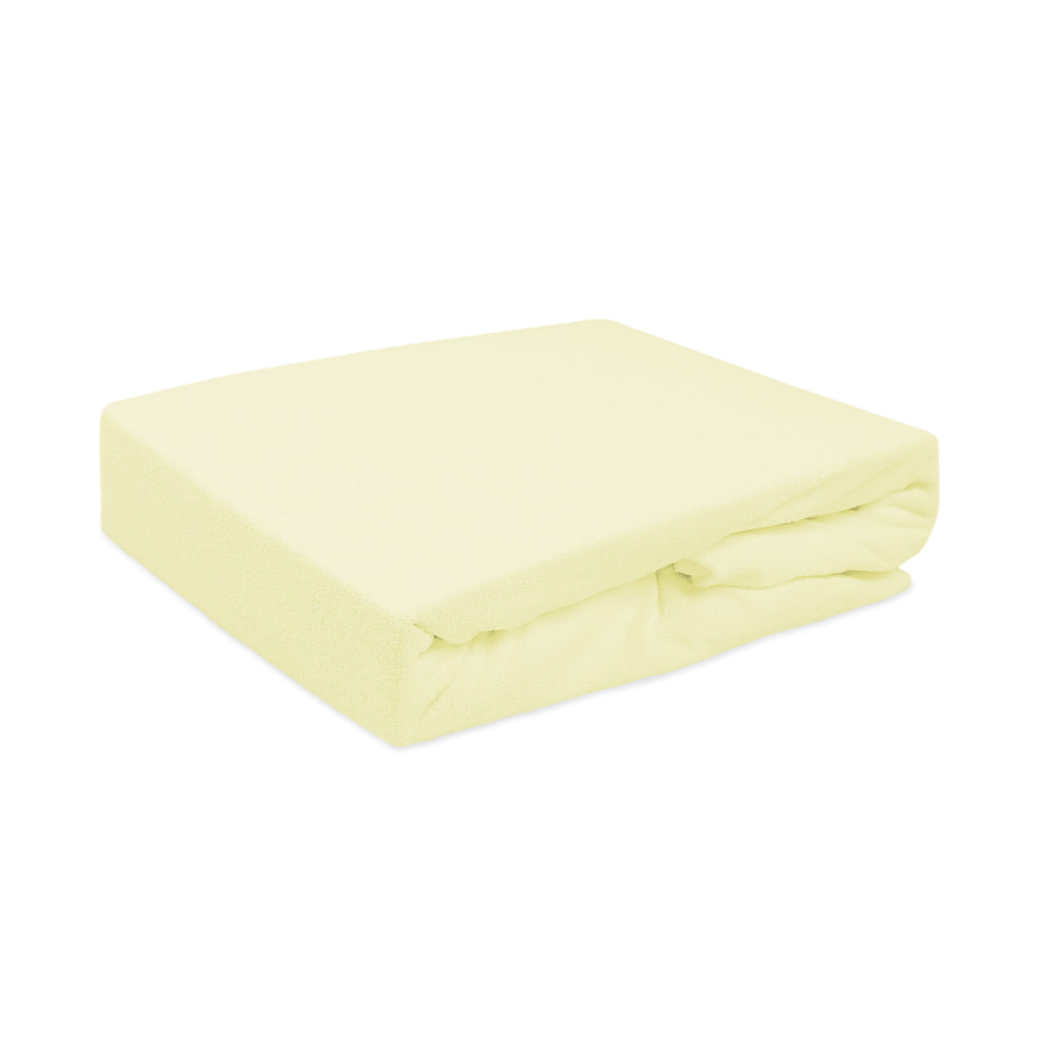 Prześcieradło frotte z gumką 60x120 kolor krem
