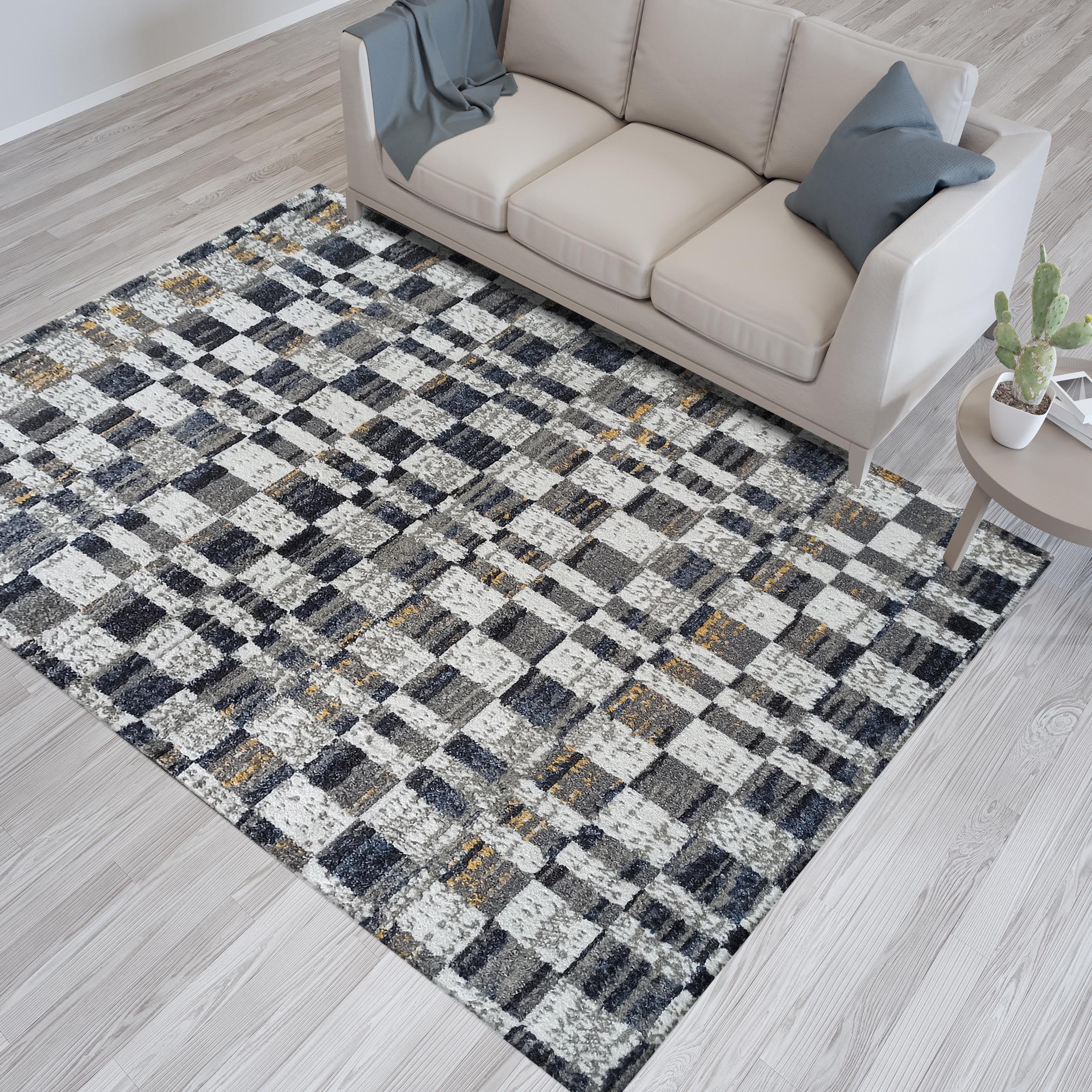 Dywan - 120 x 170 cm - Wielokolorowy - Nowoczesny - Dywanopol