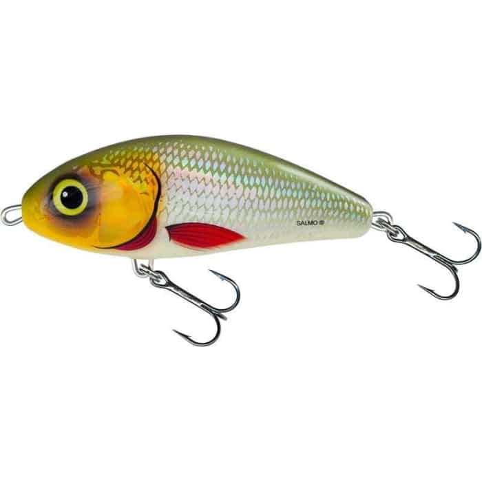 Salmo Wobler FATSO Sinking 12cm Silver Halo