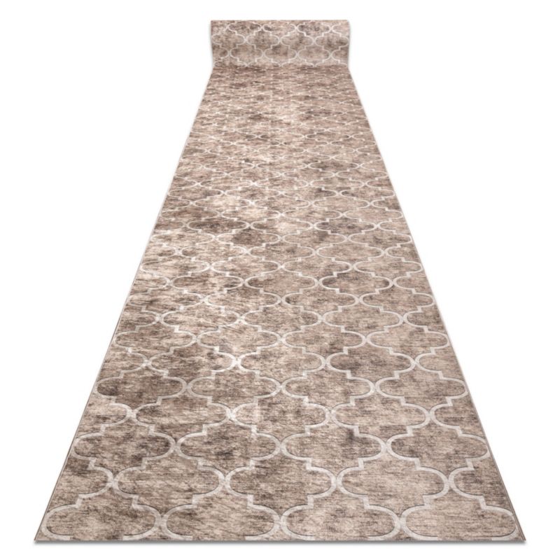 Chodnik RugsX 60x220 cm beż 313677 1 szt.
