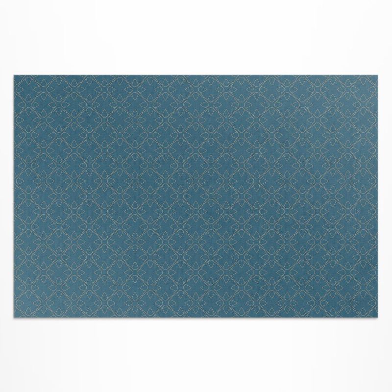 Dywan Winylowy Zewnętrzny Wallfluent 100x150 cm Delikatne ornament wzór regularny 1 szt.