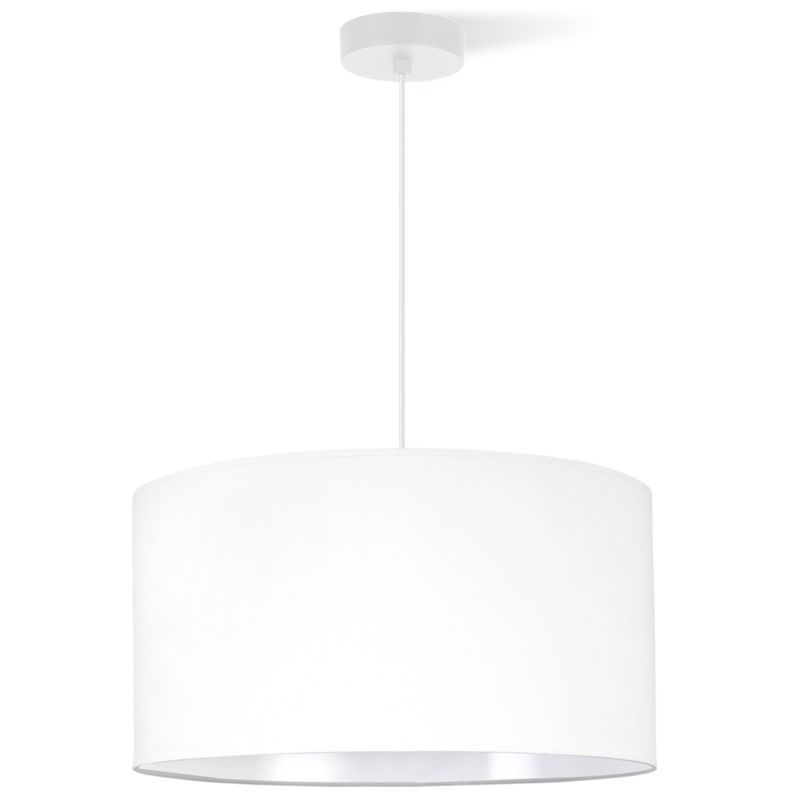 Lampa wisząca Light Home LH Gaja 1xE27 abażur walec 35cm biały 1szt.