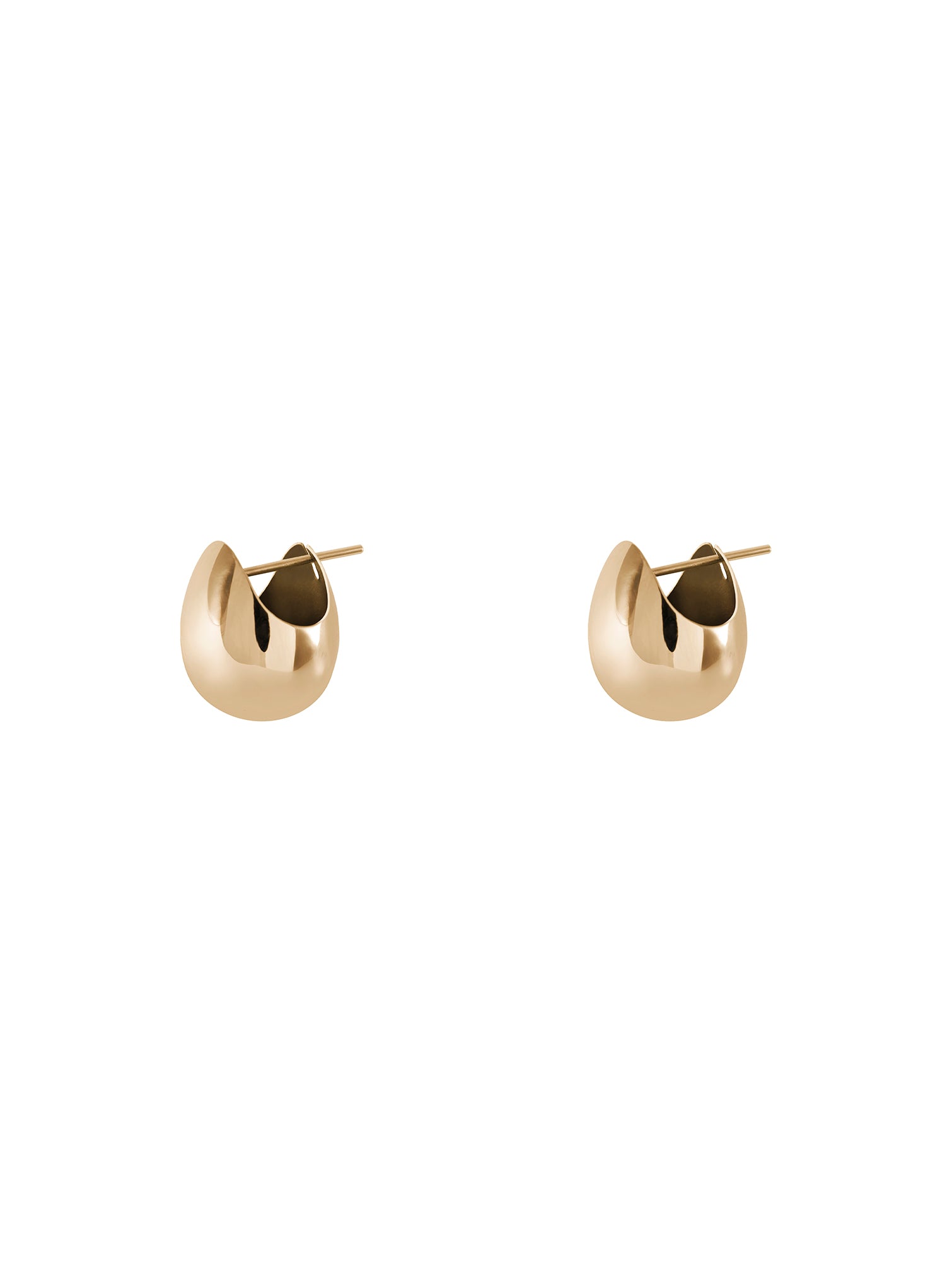 Sole Earrings N°2 - duże kolczyki o przestrzennej formie