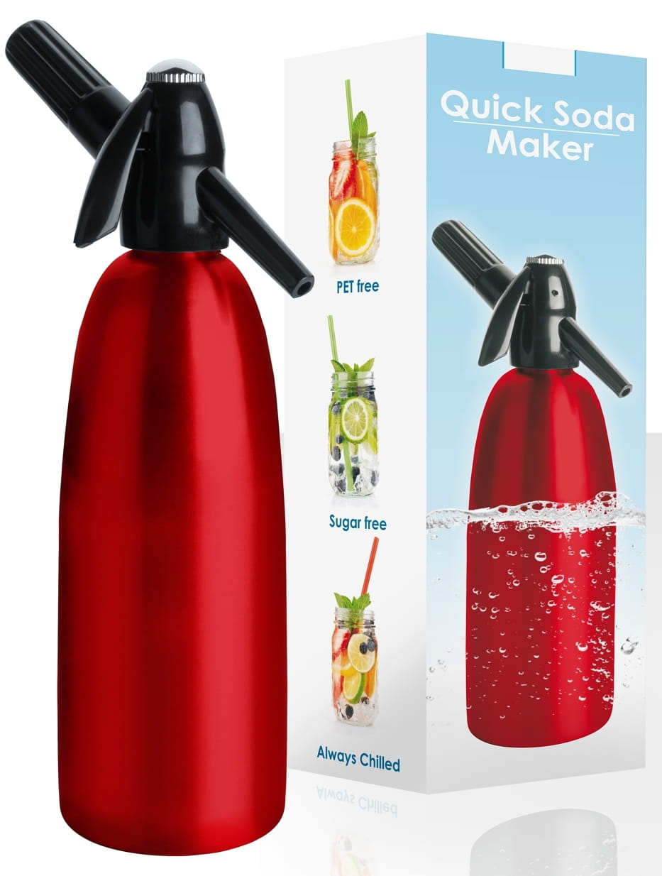 ART Saturator 1L QUICK SODA SA01D CZERWONY Syfon - Henryx24