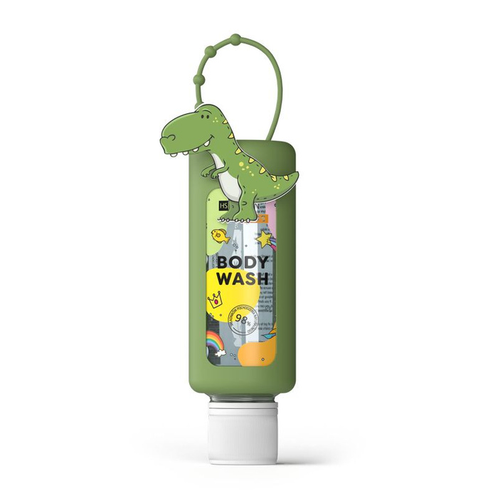 HISKIN KIDS Żel do mycia ciała - Dinozaur, travel size, 75 ml