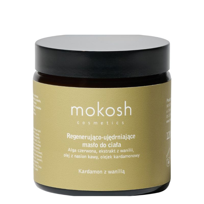 Mokosh Regenerująco-ujędniające masło do ciała "Kardamon z wanilią", 120 ml