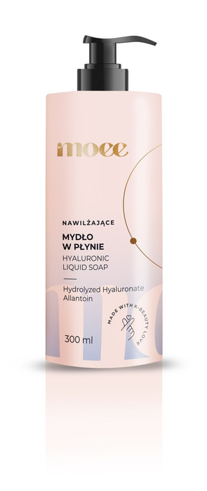 moee Hyaluronic Liquid Soap Nawilżające mydło w płynie z kwasem hialuronowym i alantoiną, 300 ml
