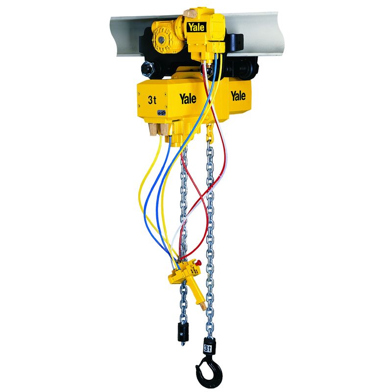 Yale CPA/VTA ATEX Basic 2000 - 10000 kg - pneumatyczny wciągnik łańcuchowy - CPA/VTA ATEX 30-6 - "A" - 98 - 180 mm - 6,0 m