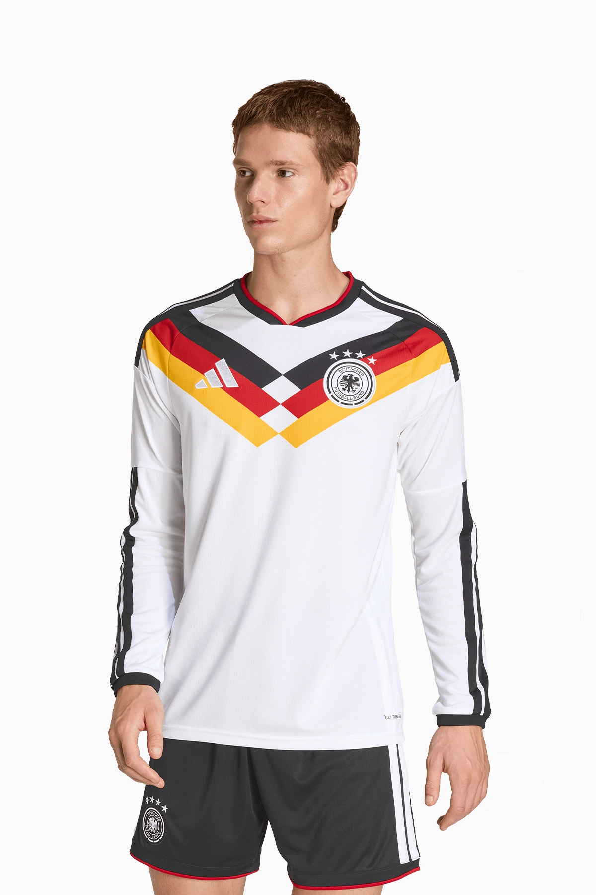 Koszulka z długim rękawem Reprezentacji Niemiec adidas 2026 Domowa Replica - Biały