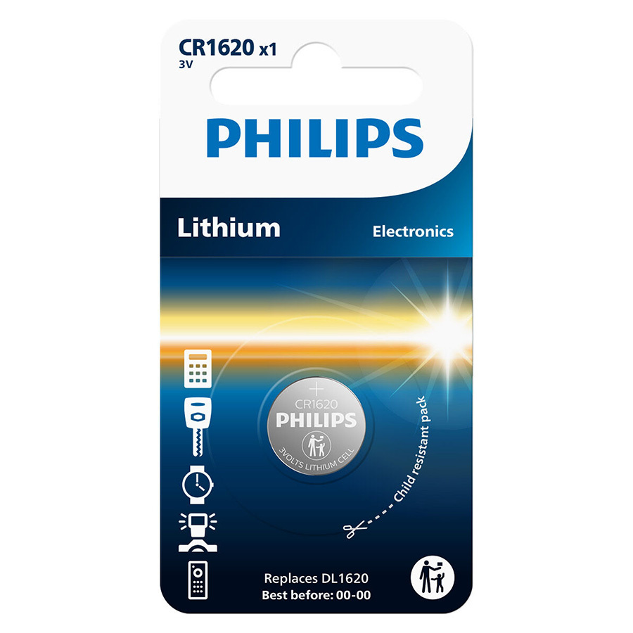 Philips CR1620 Bateria litowa 3V 1620