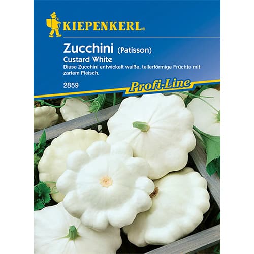 1 szt, Cukkini Custard White - Magok: Mod de ambalare: 1 db