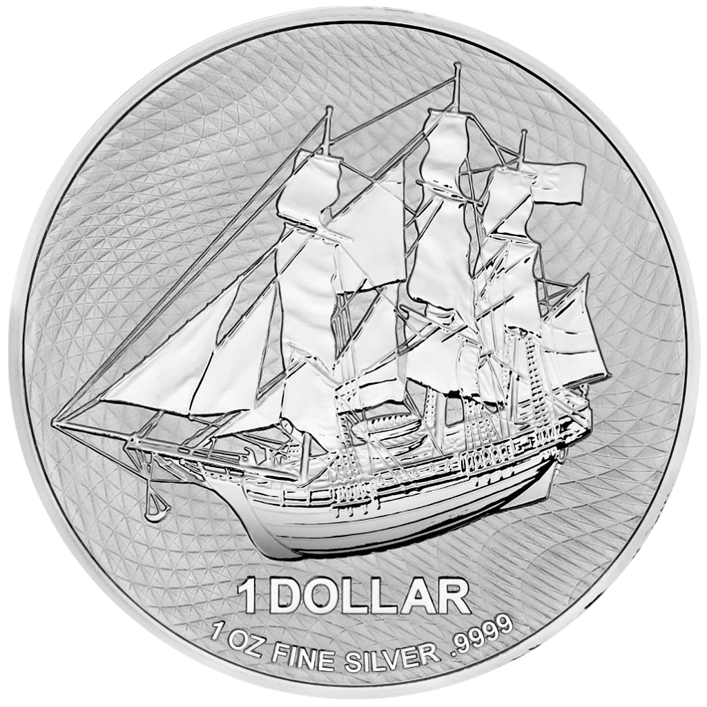 Srebrna moneta HMS Bounty 1 uncja - wysyłka 24 h! - Mennica Skarbowa