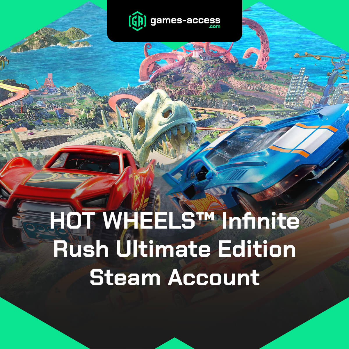 HOT WHEELS Infinite Rush Ultimate Edition PC Steam Account – Offline Access