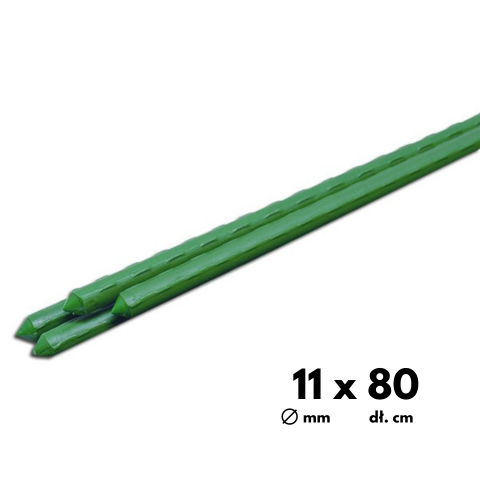 Tyczka do roślin podpora palik statyw do pomidorów 1,1 cm x 80 cm