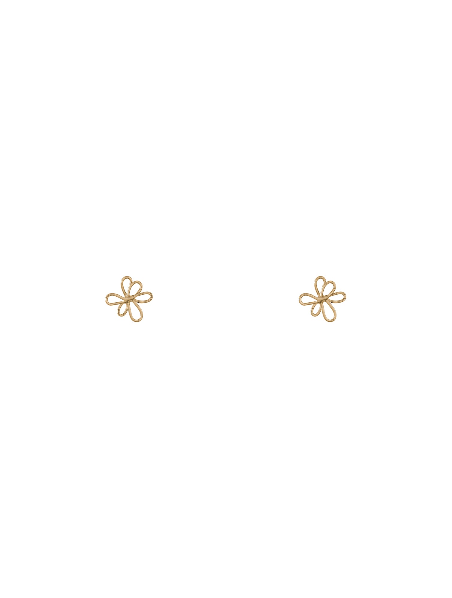 Mini Fuji Earrings N°2 - małe kolczyki w kształcie kwiatków