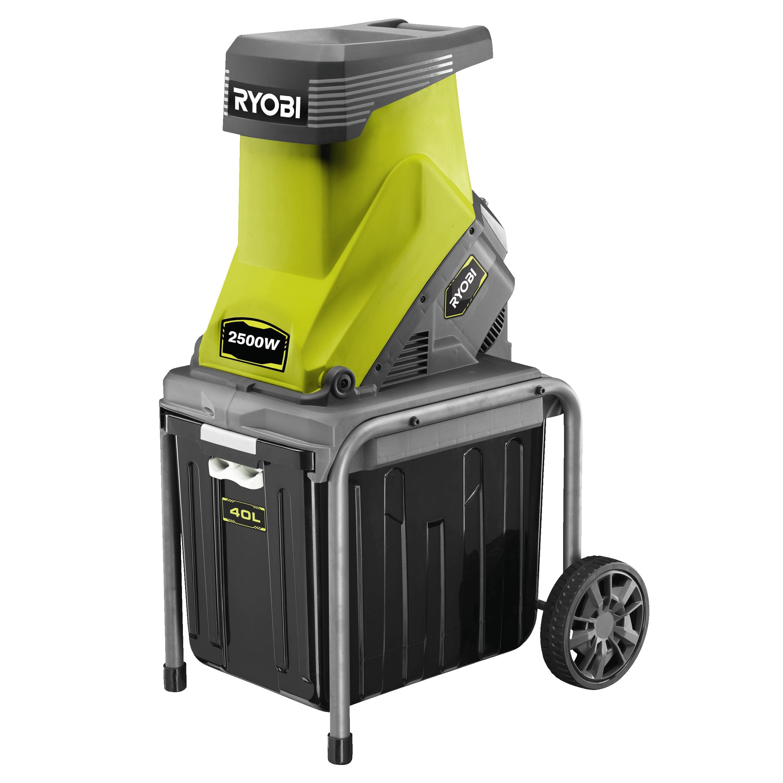 Rozdrabniacz, rębak do gałęzi 2500 W, średnica cięcia 45 mm