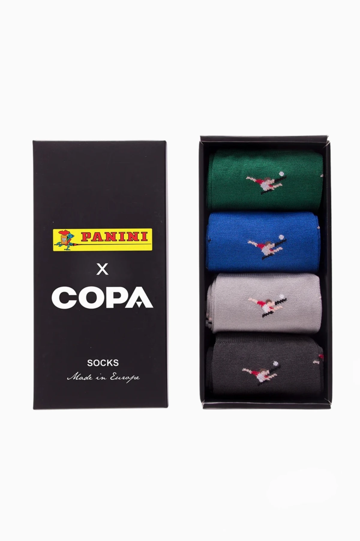Skarpety Retro COPA x Panini Rovesciata Box Set - Multikolor