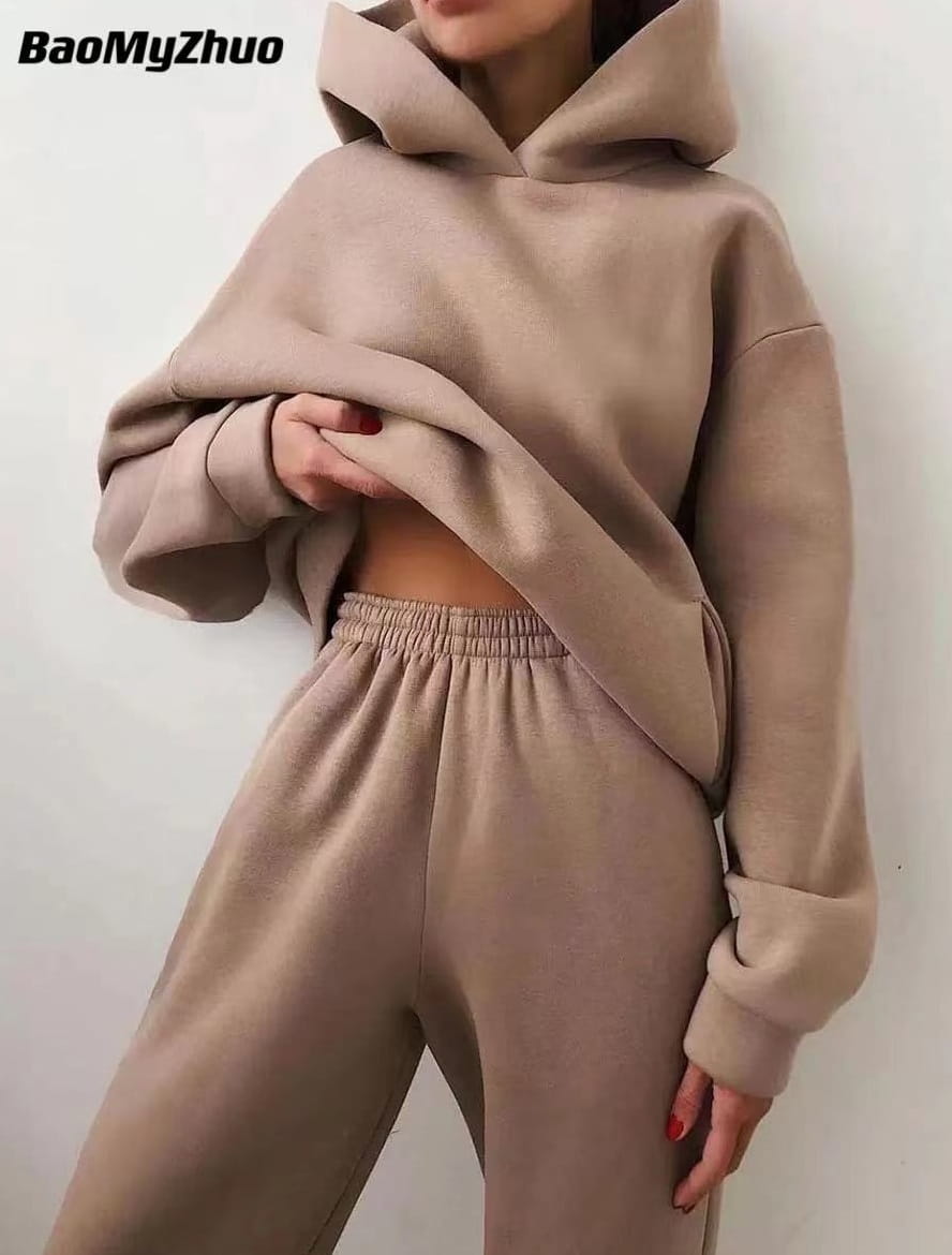Luźny dwuczęściowy Damski dres