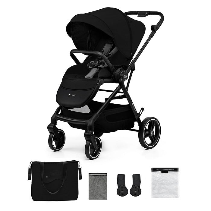 Kinderkraft Yoxi - wózek spacerowy-Pure Black