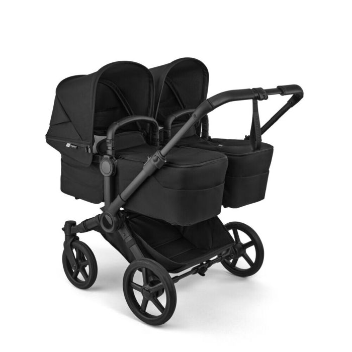 Bugaboo Donkey 6 Twin - wózek głęboko-spacerowy dla bliźniąt-Heritage Black