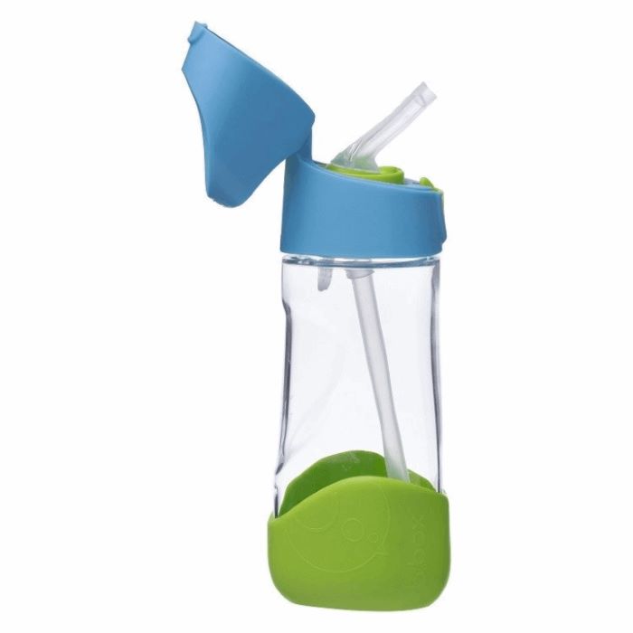 B.Box - Bidon tritanowy ze słomką 450 ml-Ocean Breeze
