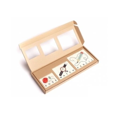 Bajo drewniane puzzle słowa w j. angielskim