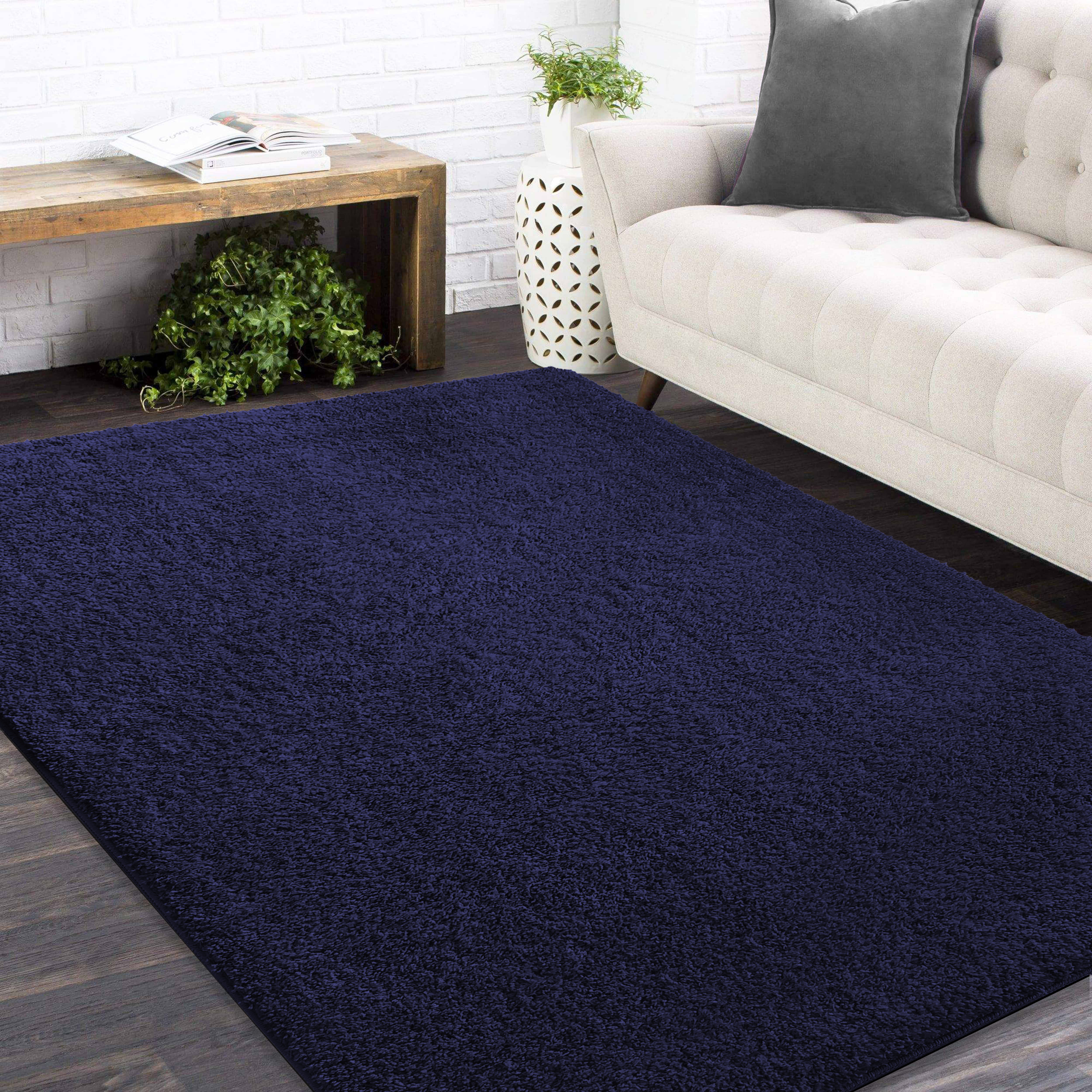 Dywan - 80 x 150 cm - Turkusowy - Shaggy - Dywanopol