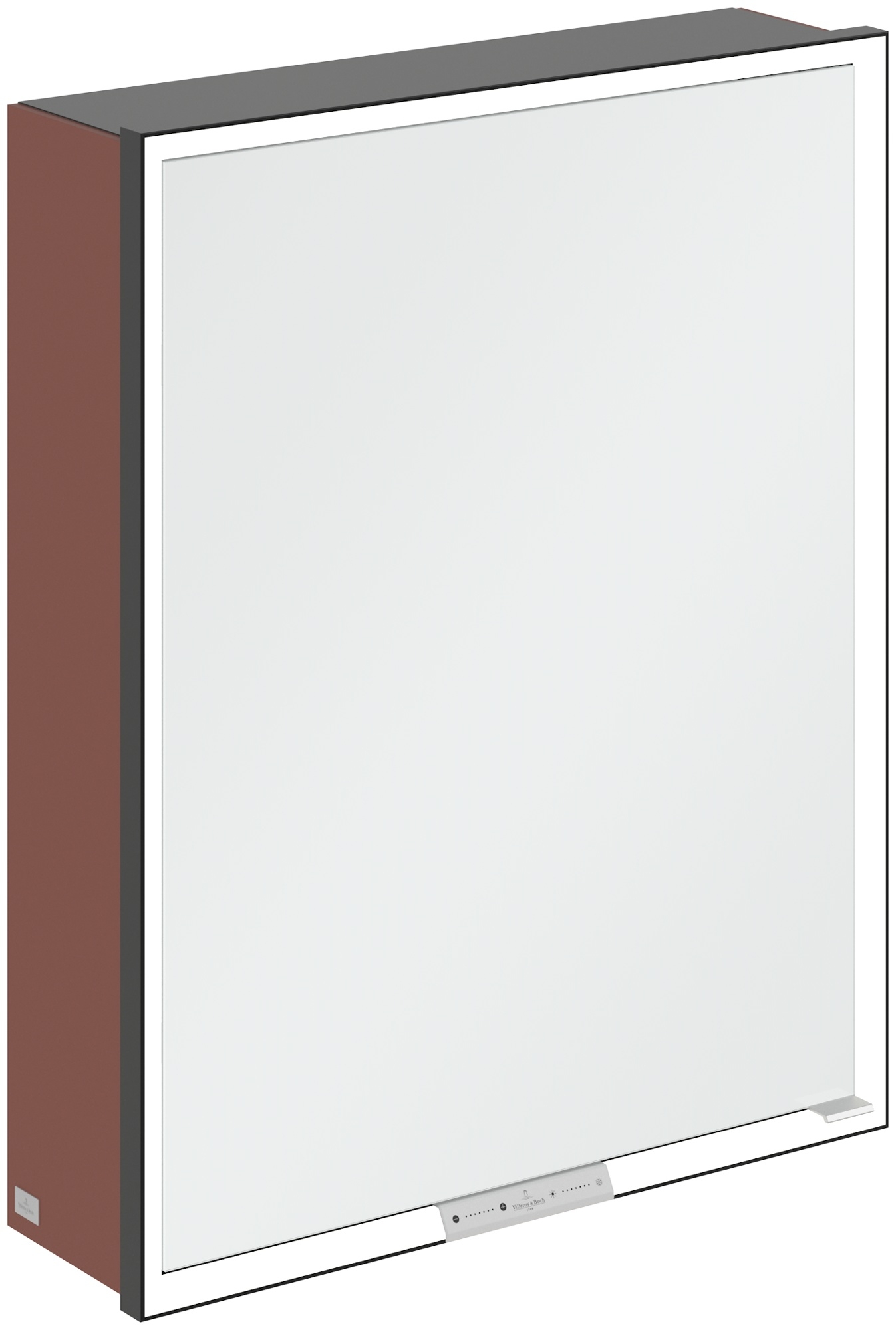 Darmowa Dostawa - Szafka 60x16.8x75 cm z lustrem czerwona Villeroy & Boch My View+ B4816LAH