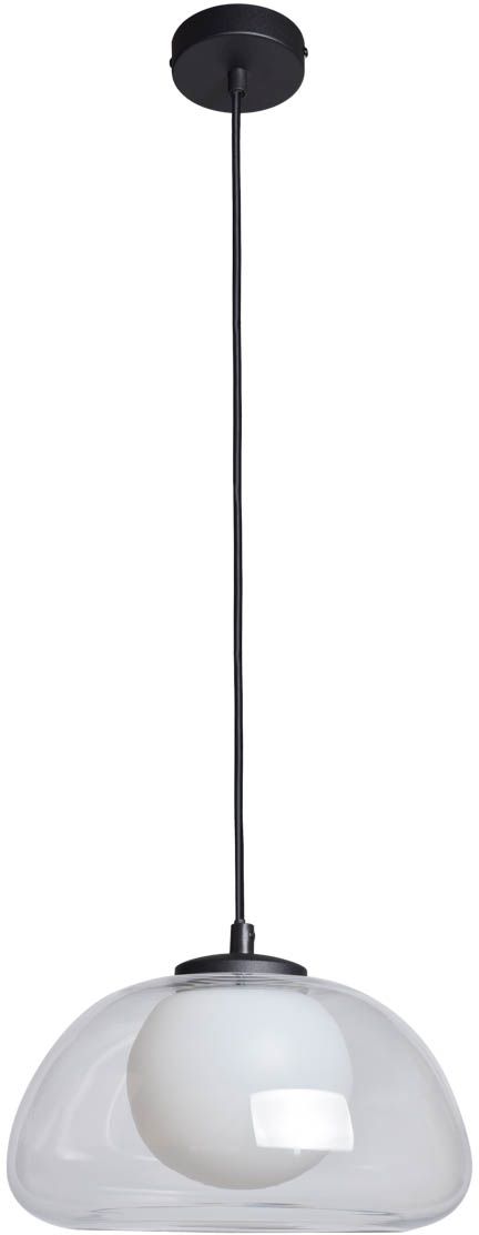 Darmowa Dostawa - Lampa wisząca 1x7 W czarna Italux Ainale PND546371BKCL
